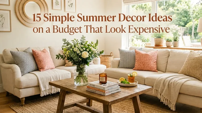 15 Simple Summer Decor Ideas on a Budget That Look Expensive