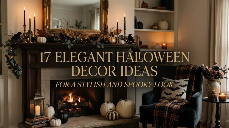17 Elegant Halloween Decor Ideas for a Stylish and Spooky Look