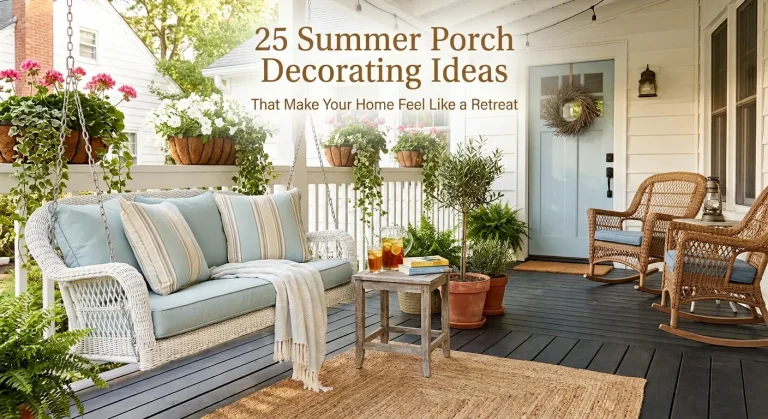 25 Summer Porch Decorating Ideas That Make Your Home Feel Like a Retreat